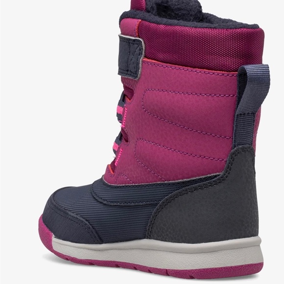 Merrell Snow storm Jr Waterproof Boot - Berry/Navy - Picture 4 of 4